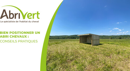 Découvrez des conseils pratiques pour bien positionner un abri chevaux et assurer le confort de vos équidés. Considérez les réglementations, la météo, la vue, la topographie et la localisation de l’alimentation pour un abri optimal.
