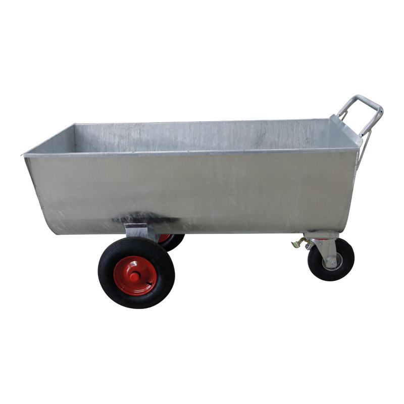 Chariot à aliment galva 600L