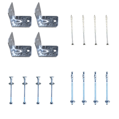 Kit de sol pour abri sur plots béton