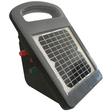 Électrificateur portable à panneau solaire intégré