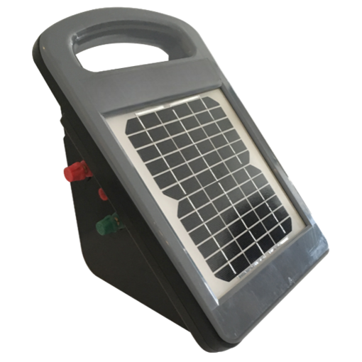 Électrificateur portable à panneau solaire intégré